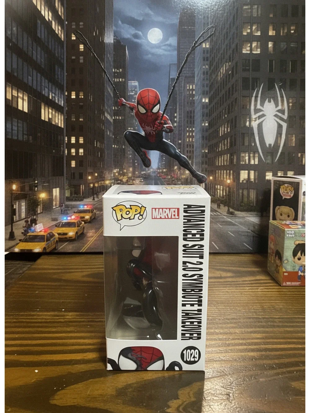Funko Pop! Marvel Spider-Man 2 Advanced Suit 2.0 Symbiote Takeover #1029